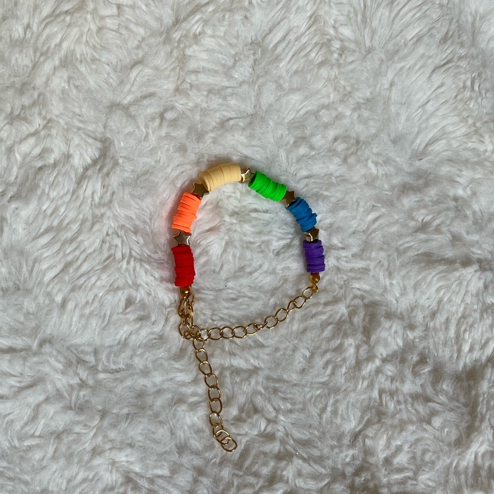After the rain-bow bracelet 🌈